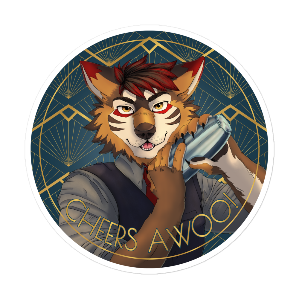 Cheers Awoo! Bubble-free Sticker